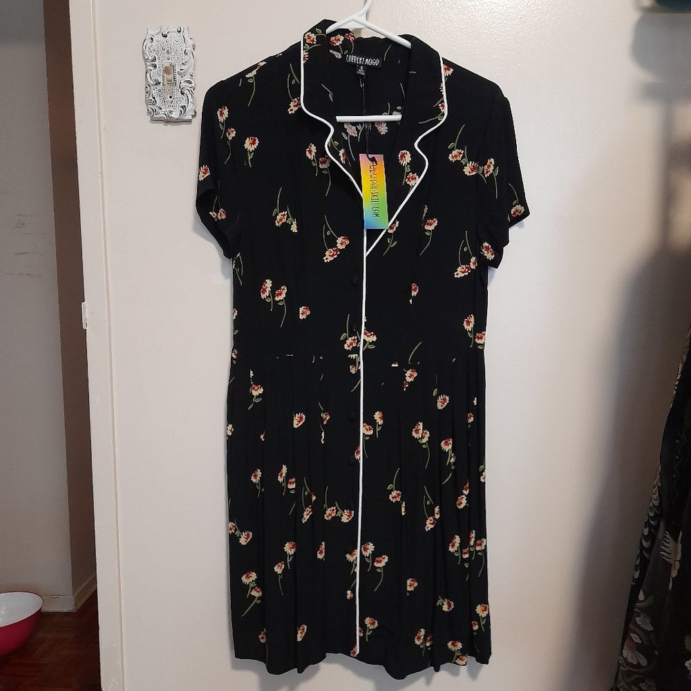 Rockabilly Lindy Bop Shirt Dress by Doll's Kill